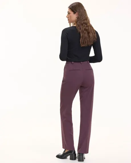 Pantalon à jambe droite et taille haute - L'Intemporelle