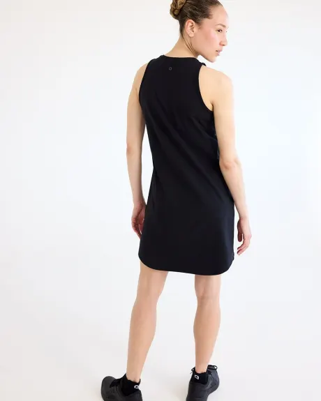 Sleeveless Crew-Neck Dress - Hyba