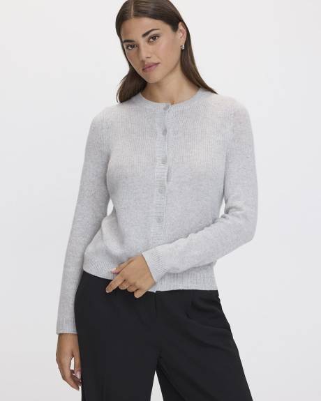 Cashmere-Blend Cardigan