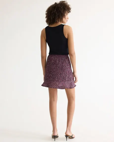 Fluid Ruffled Skort