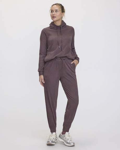 Velvet Ottoman-Knit Jogger - Hyba