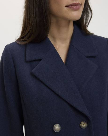 Wool-Blend Jacket with Tailored Collar