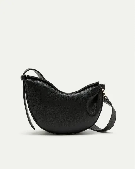 Faux Leather Crossbody Bag