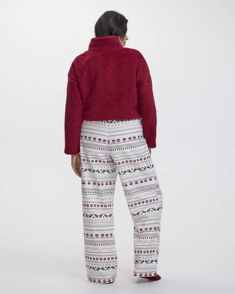 Straight-Leg Flannel Pyjama Pant