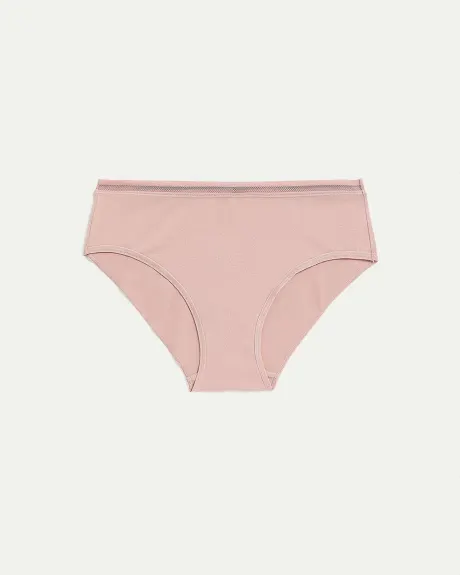 Culotte garçonne en coton avec taille en dentelle - R Line