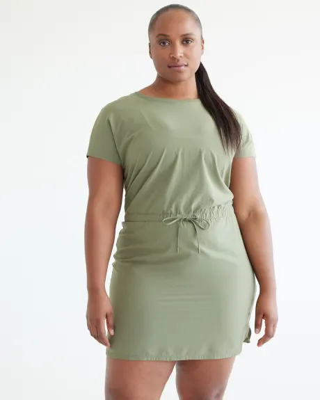 Short-Sleeve Dress With Inner Short - Hyba