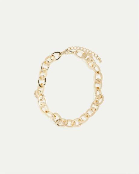 Short Oval Link Chain Necklace