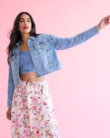 Cropped Jean Jacket