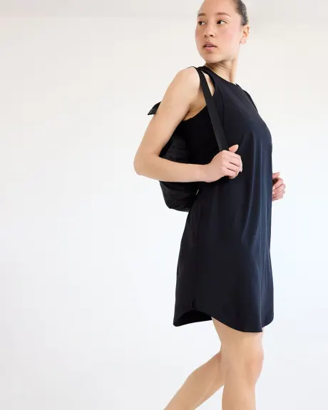 Sleeveless Crew-Neck Dress - Hyba