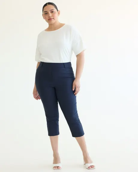 Pantalon capri à jambe étroite et taille haute - L'Iconique (MD) - Petite