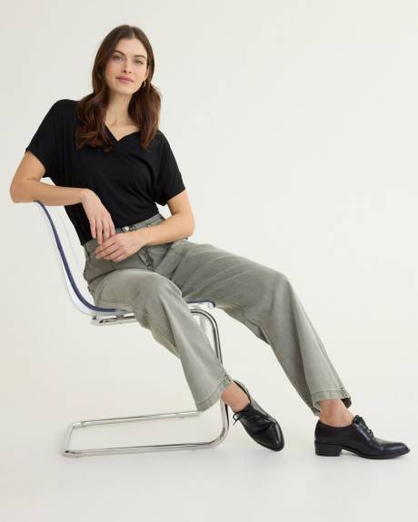 Straight-Leg Mid-Rise Utility Pant - Tall