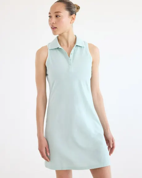 Sleeveless Polo Piqué Dress - Hyba