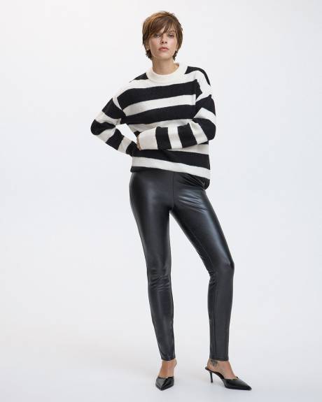 Faux Leather Legging - Petite