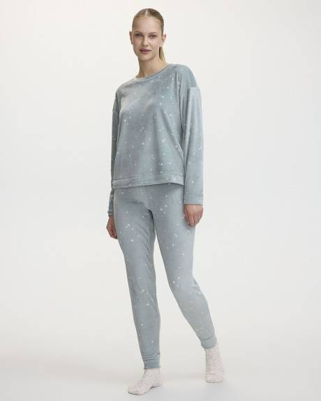 Velvet Jogger Pyjama Pant - R Line