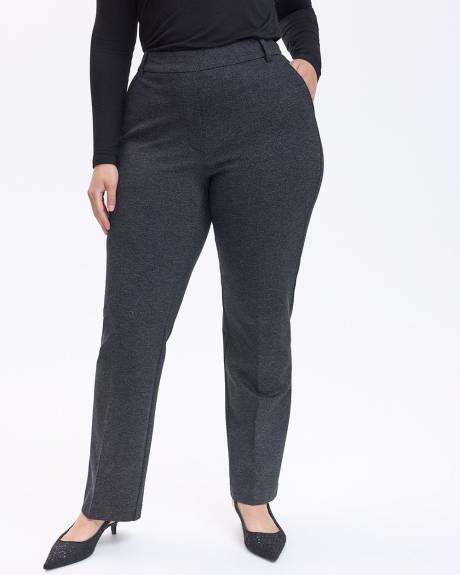 Straight-Leg High-Rise Pants - The Modern Stretch (R)