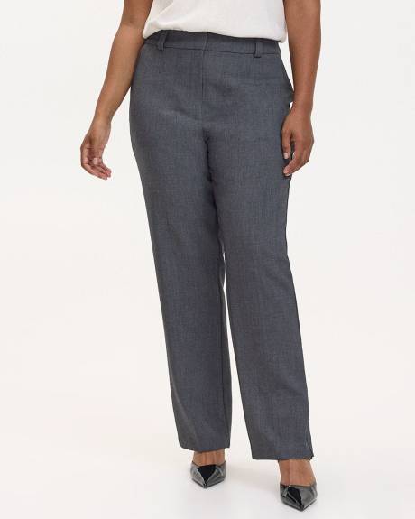 Pantalon à jambe droite et taille haute - L'Intemporelle - Coupe Courbes