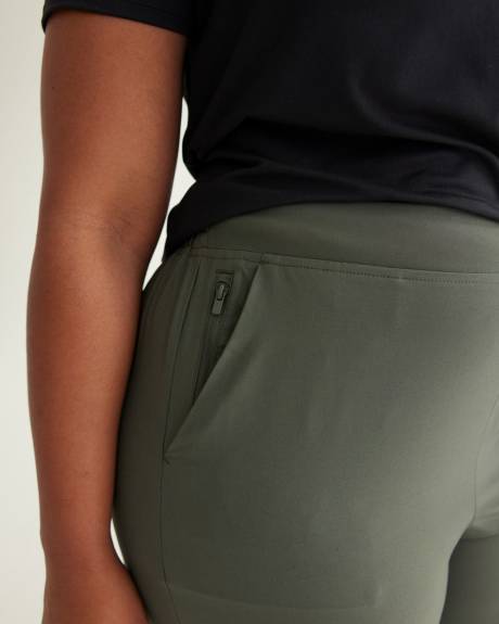 Slim-Leg Pant with Elastic Waistband - Hyba