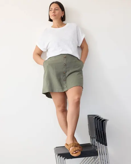 Linen Skort