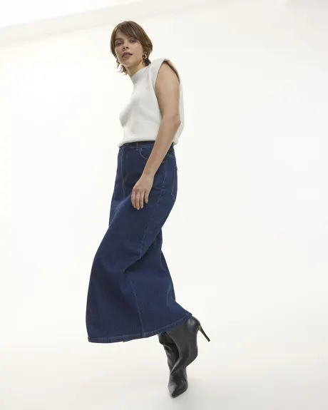 Jupe maxi en denim