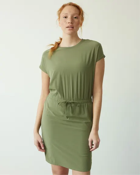 Short-Sleeve Dress With Inner Short - Hyba