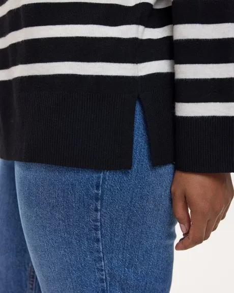 Long-Sleeve Crew-Neck Sweater