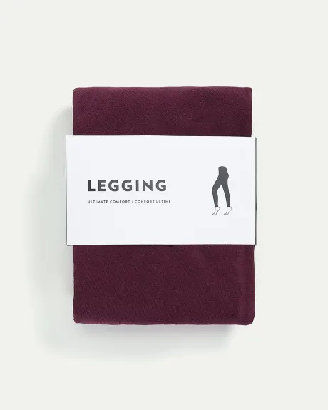 Legging en coton uni