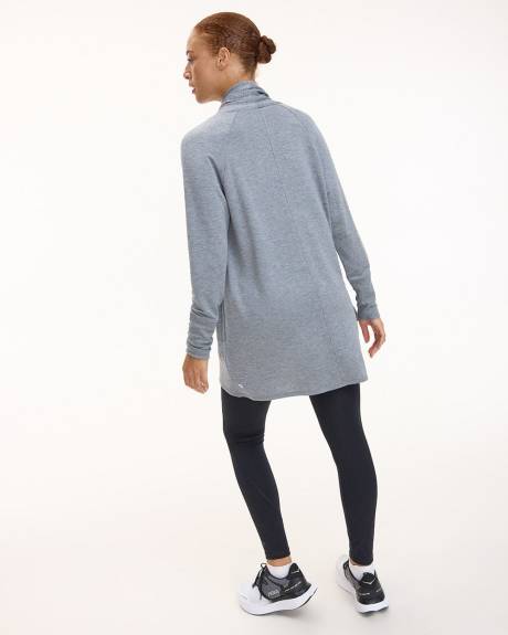 Long-Sleeve Open Cardigan - Hyba