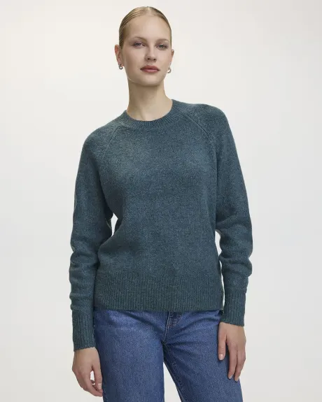 Ultra-Soft Long-Sleeve Crew-Neck Sweater