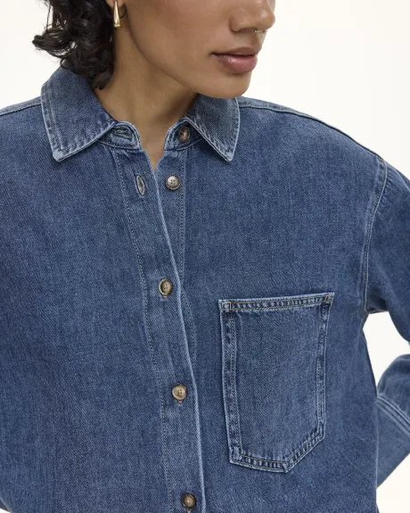 Surchemise en denim