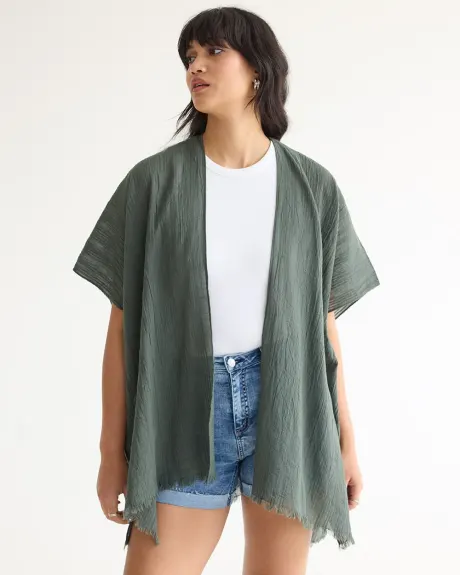 Cotton Textured Cover-Up