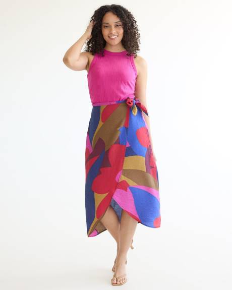 Wrap Midi Skirt