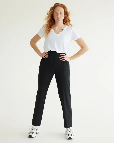 Pantalon à jambe étroite avec taille élastique - Hyba