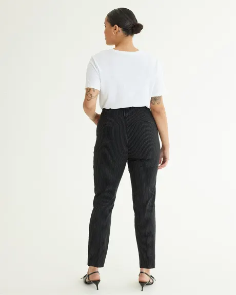 Slim-Leg High-Rise Ankle Pant - The Iconic (R)