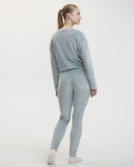 Velvet Jogger Pyjama Pant - R Line