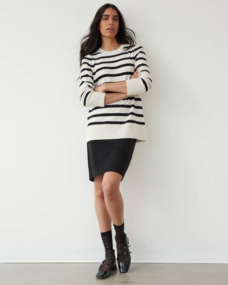 Long-Sleeve Crew-Neck Sweater