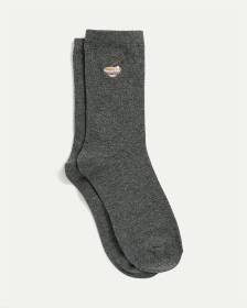 Cotton Crew Socks with Ramen