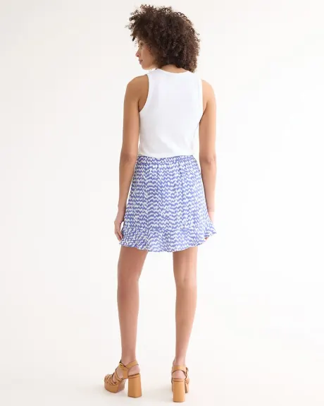 Fluid Ruffled Skort