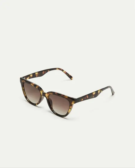 Rounded Tortoise Sunglasses