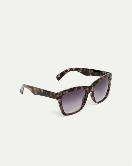 Tortoise Rectangular Sunglasses