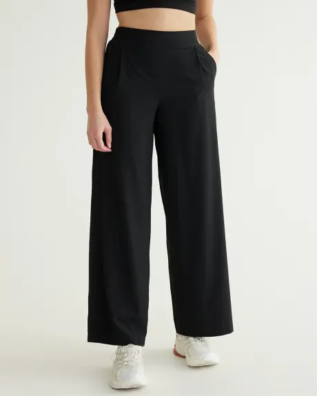 Pantalon à jambe large avec taille élastique - Hyba