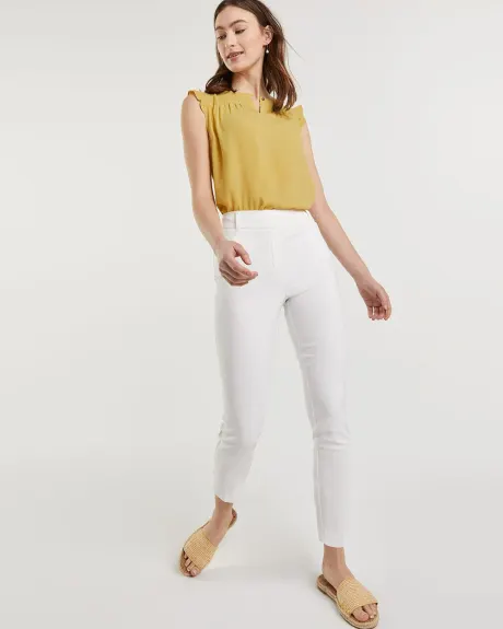 Pantalon cheville étroit à taille haute L'Iconique – Long