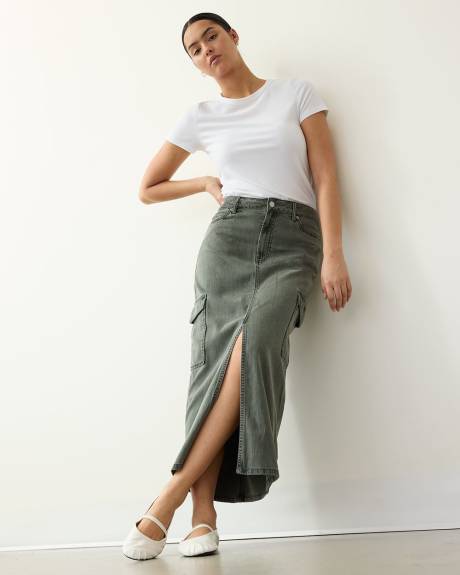 Maxi Skirt with Cargo Pockets