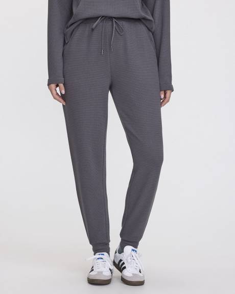 Pantalon jogger en tricot gaufré - Hyba