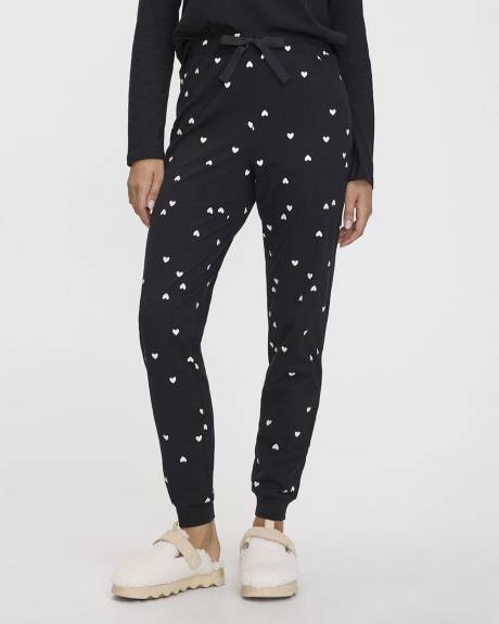 Long-Sleeve Top and Jogger Cotton Pyjama Set