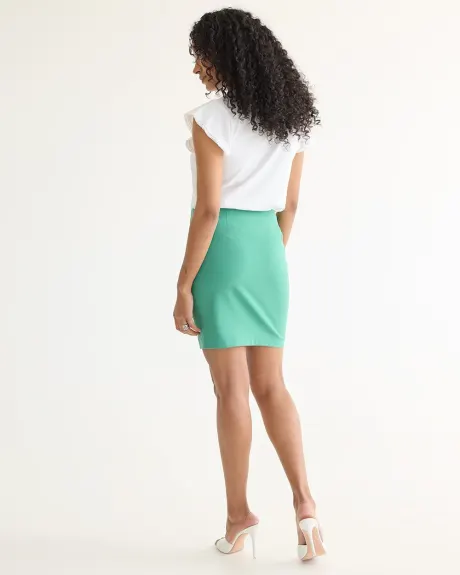 Straight Mini Skirt - The Timeless