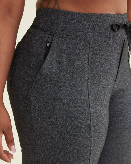 Pantalon urbain chiné à jambe étroite, Hyba