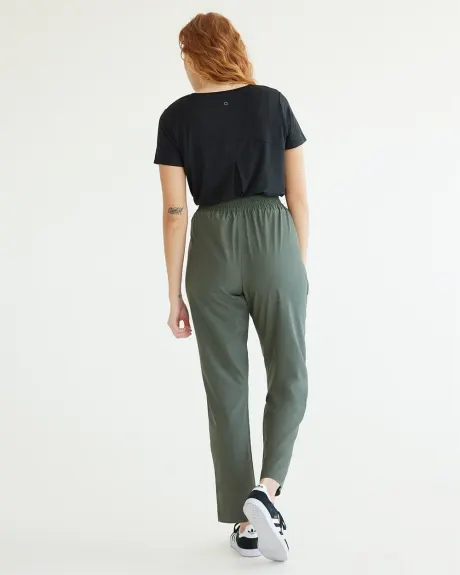 Slim-Leg Pant with Elastic Waistband - Hyba