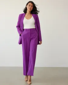 Pantalon à jambe droite et taille haute - L'Intemporelle - Long