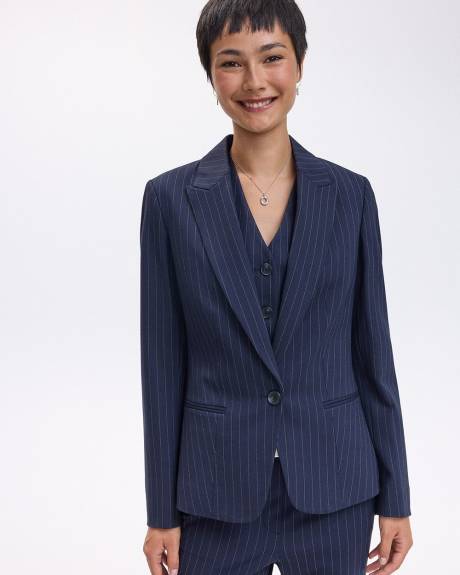 Fitted One-Button Blazer - The Modern Stretch (R)