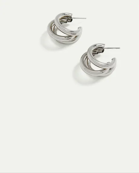 Triple Chunky Hoops